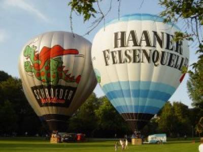 The mineral spring »Haaner Felsenquelle«
was one of the sponsors of the camp